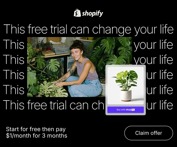 Besplatan probni period koji menja život - Shopify
