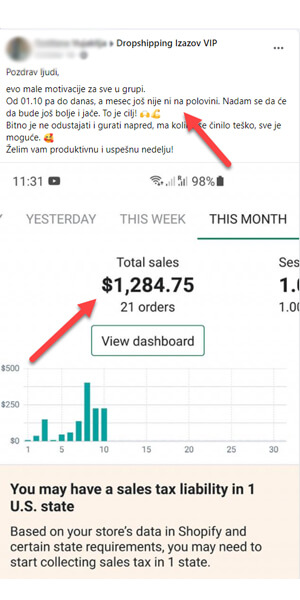 Dropshipping Izazov 19 dropshipping iskustva